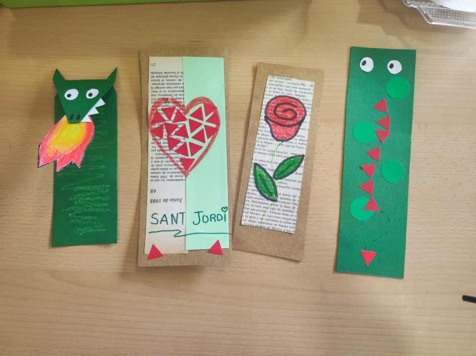 Una tarda creativa de Sant&nbsp;Jordi